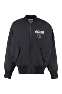 Moschino Smiley padded bomber jacket